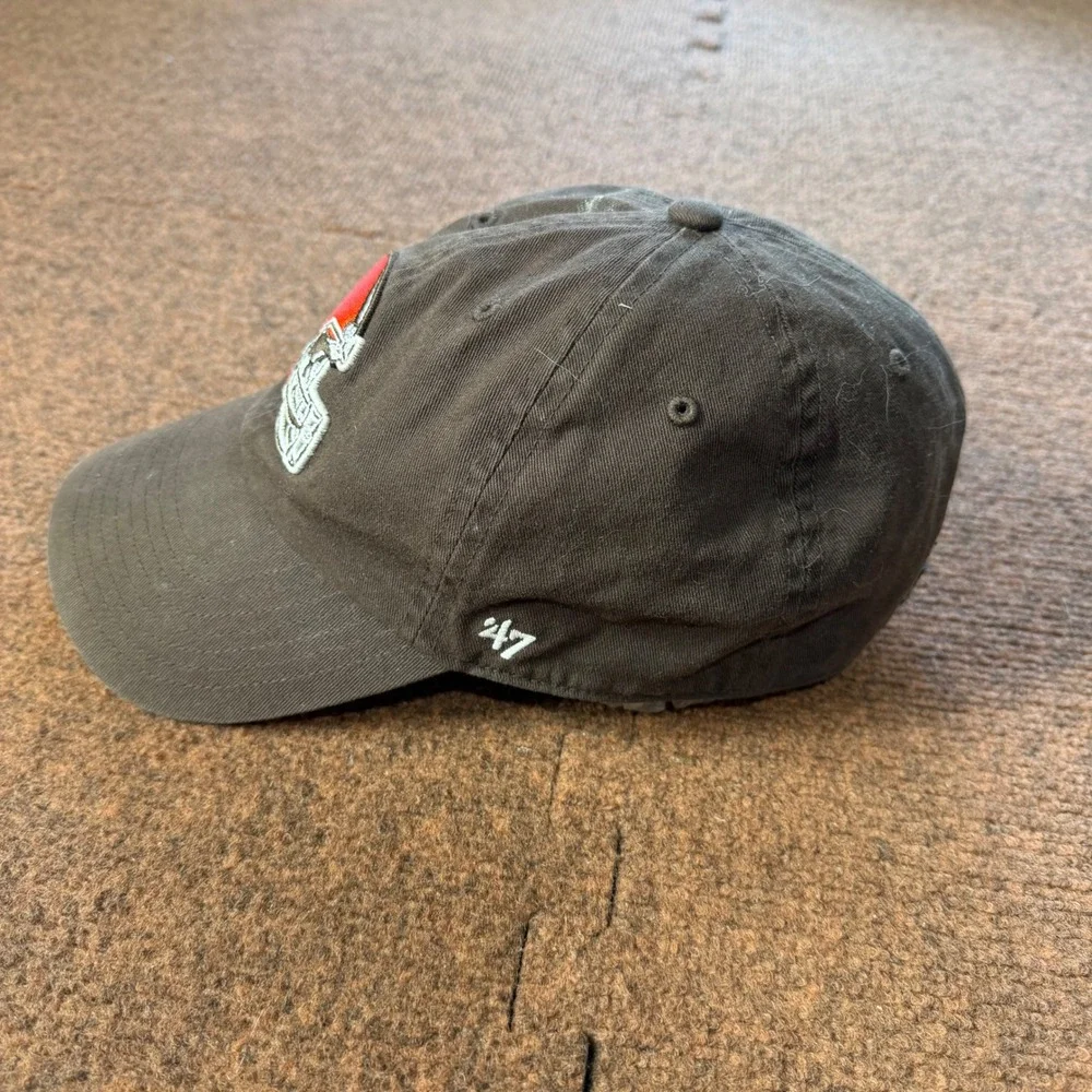 Cleveland Browns Hat 47 Brand Clean Up Brown NFL Adjustable Dad Cap OSFA